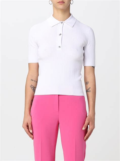 michael kors white polo shirt|More.